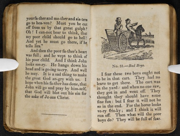 Child's First Tales written by the Brontë sisters' headmaster, circa 1829 © British Library Board